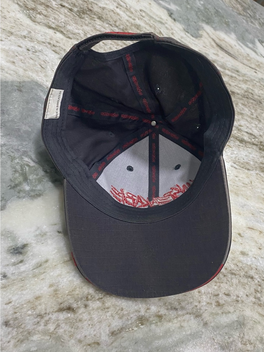 Kids UNSPEAKABLE Gray gaming Cap with Red Embroidery - Picture 3 of 3